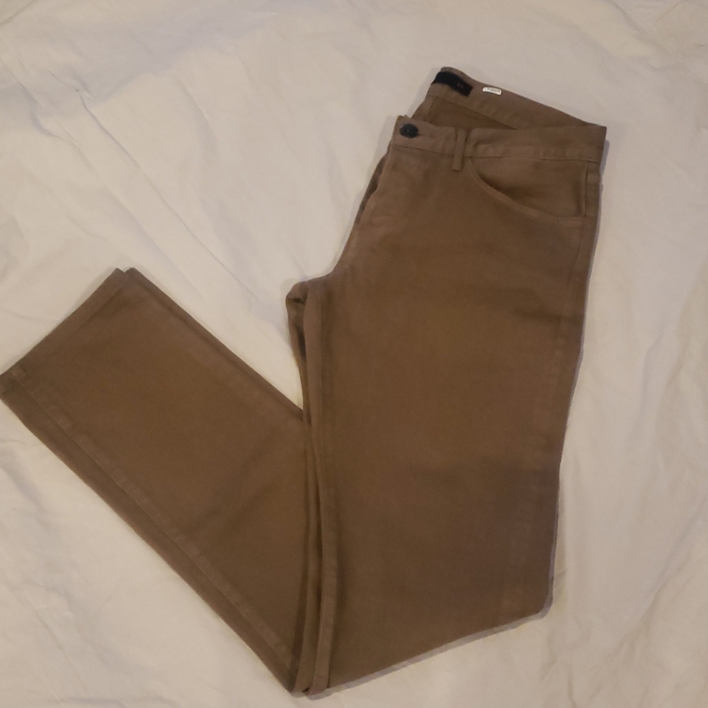 3×1 tan stretch button fly jeans size 29